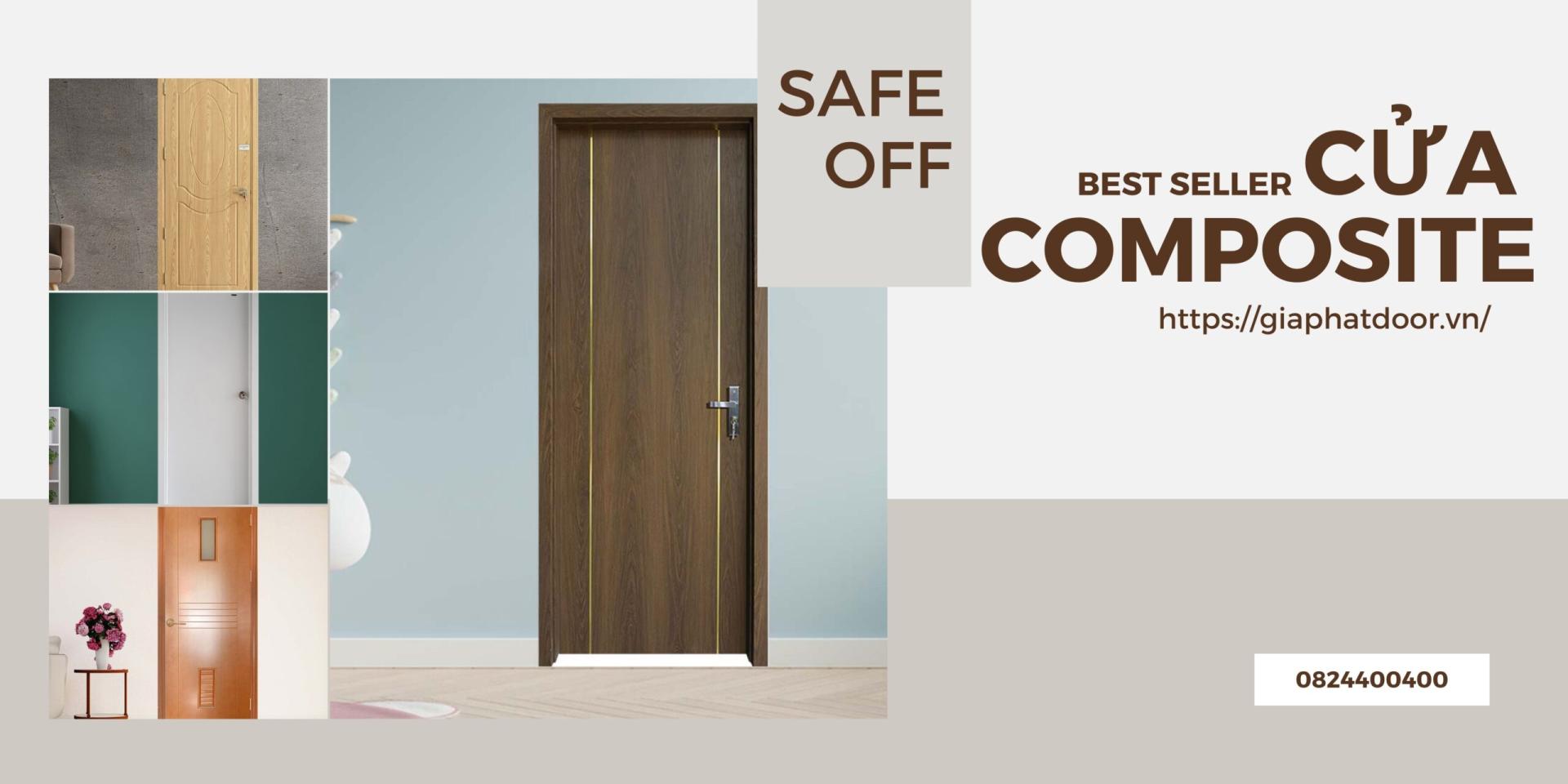 Mẫu cửa nhựa gỗ composite chất lượng giá rẻ tại Gia Phát Door