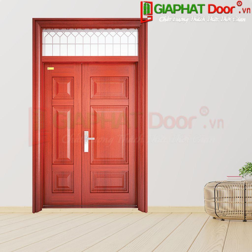 Mẫu cửa thép vân gỗ Mẫu cửa thép vân gỗ