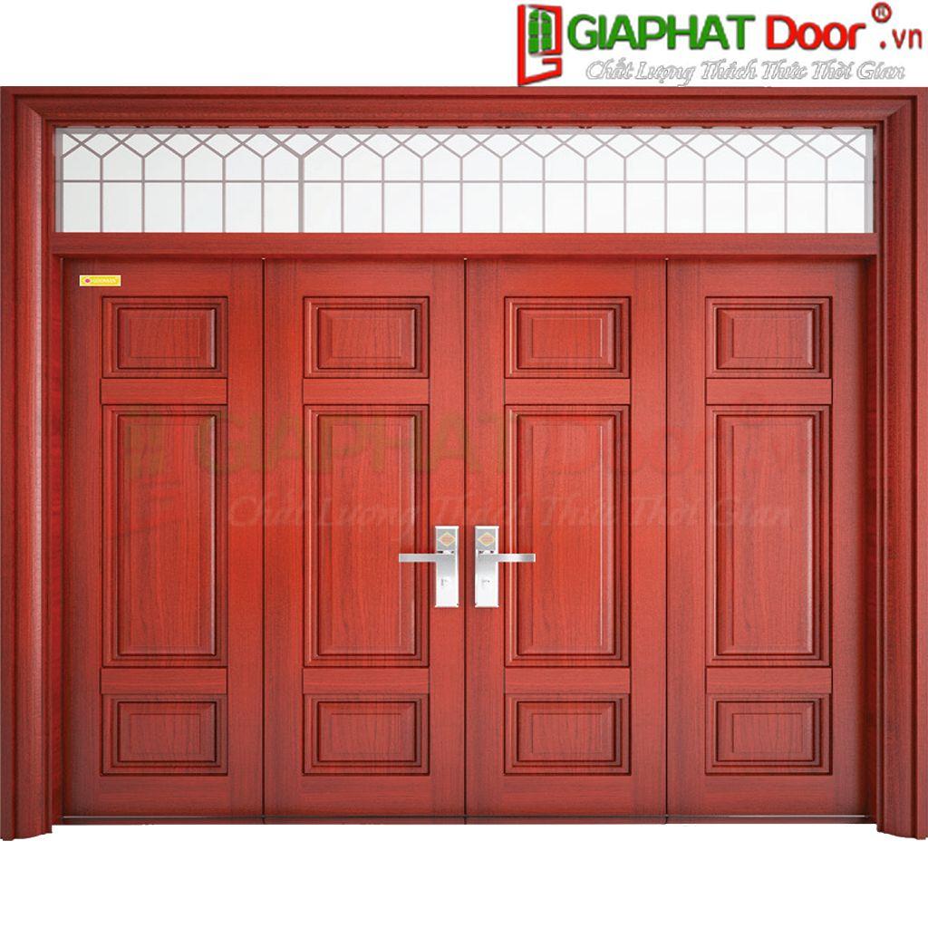 Mẫu cửa thép vân gỗ Mẫu cửa thép vân gỗ