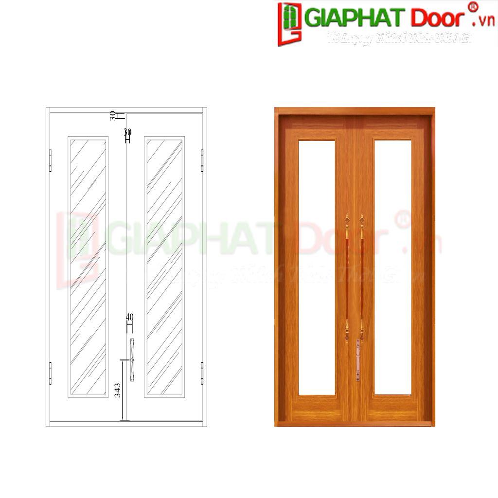 Mẫu cửa thép vân gỗ Mẫu cửa thép vân gỗ