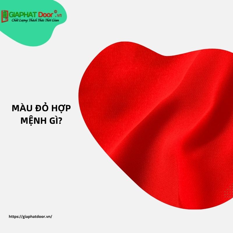 Màu đỏ hợp mệnh gì