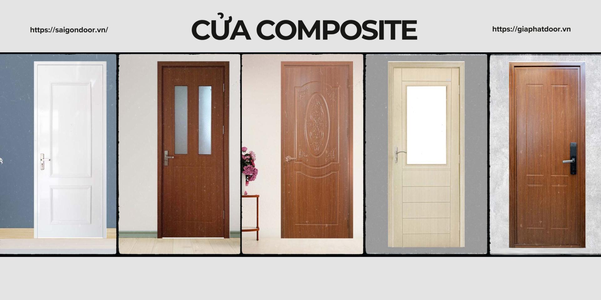 Một vài phân loại của dòng cửa composite Long An