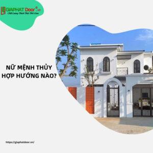 Nữ mệnh Thủy hợp hướng nào?