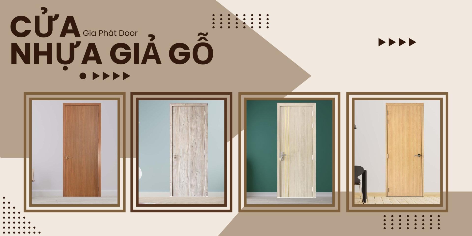 Phân loại các mẫu cửa nhựa giả gỗ trên thị trường