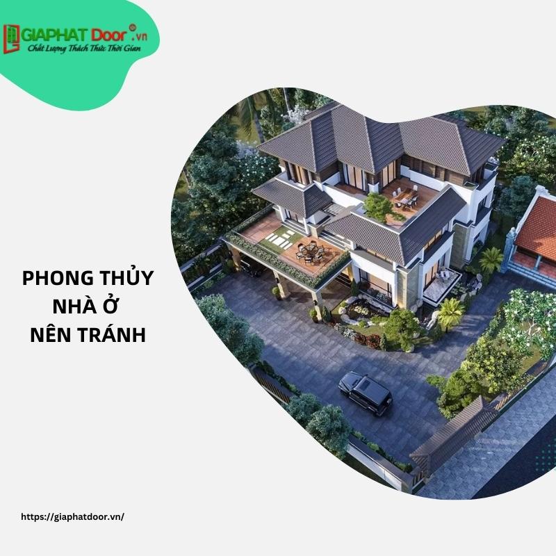 Phong thủy nhà ở nên tránh