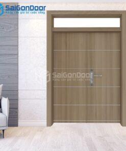 Cửa Gỗ HDF Laminate 2P1R10s FIX-MDFL-SGD