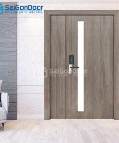 Cửa Gỗ HDF Melammine 2P1G11-MDFM-SGD