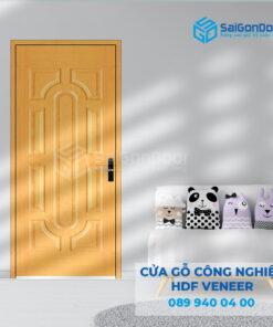 Cửa Gỗ HDF Veneer 019 Sồi-SGD