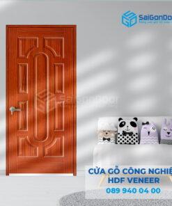 Cửa Gỗ HDF Veneer 18-Sapele-SGD