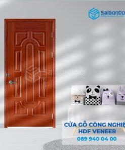 Cửa Gỗ HDF Veneer 19-sapele-SGD