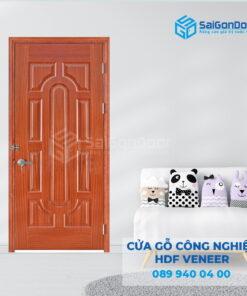 Cửa Gỗ HDF Veneer 19-Xoan Đào-SGD
