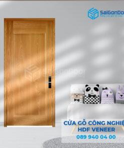 Cửa Gỗ HDF Veneer 1B ASH 2-SGD