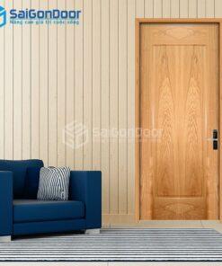 Cửa Gỗ HDF Veneer 1B-Sồi-HDFV-SGD