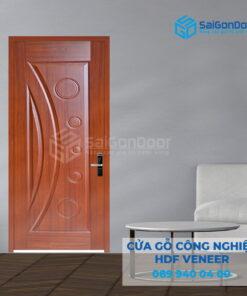 Cửa Gỗ HDF Veneer 1K sapele-SGD