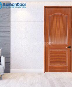 Cửa Gỗ HDF Veneer 2A-sapele 2-HDFV-SGD