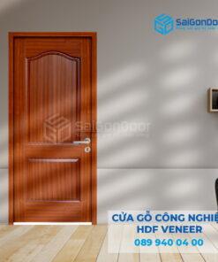 Cửa Gỗ HDF Veneer 2A-sapele-SGD