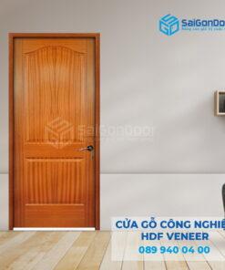 Cửa Gỗ HDF Veneer 2A-Xoan Đào 4-SGD