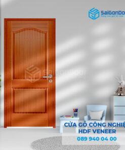 Cửa Gỗ HDF Veneer 2A-Xoan Đào 6-SGD