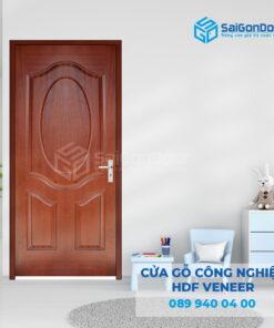 Cửa Gỗ HDF Veneer 3A-Căm Xe 2-SGD