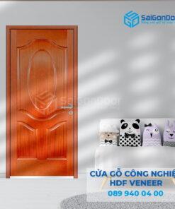 Cửa Gỗ HDF Veneer 3A-Xoan Đào 2-SGD