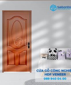 Cửa Gỗ HDF Veneer 3A-Xoan Đào-SGD