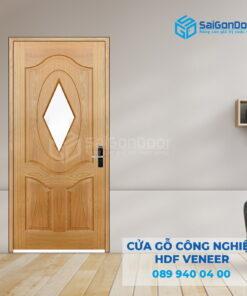 Cửa Gỗ HDF Veneer 3AG1-oak-SGD
