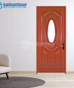 Cửa Gỗ HDF Veneer 3Gỗ-Căm Xe-HDFV-SGD