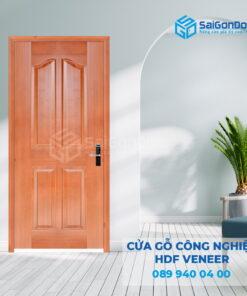 Cửa Gỗ HDF Veneer 4A-Xoan Đào 2-SGD