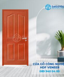 Cửa Gỗ HDF Veneer 4A-Xoan Đào-SGD