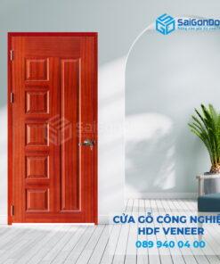 Cửa Gỗ HDF Veneer 6A Căm Xe-SGD