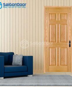Cửa Gỗ HDF Veneer 6A-ASH 3-HDFV-SGD