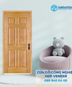 Cửa Gỗ HDF Veneer 6A-ASH 3-SGD