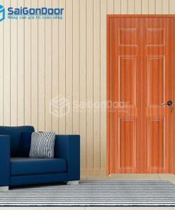 Cửa Gỗ HDF Veneer 6A-sapele-HDFV-SGD