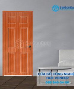 Cửa Gỗ HDF Veneer 6A-sapele-SGD