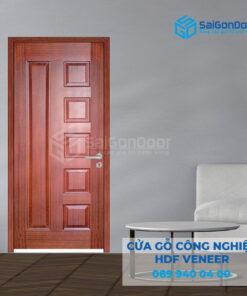 Cửa Gỗ HDF Veneer 6B-Căm Xe 3-SGD