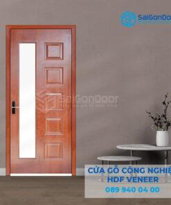 Cửa Gỗ HDF Veneer 6GL-Căm Xe 2-SGD