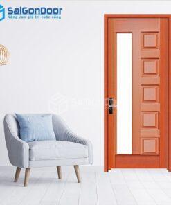 Cửa Gỗ HDF Veneer 6GL-Căm Xe 5-HDFV-SGD