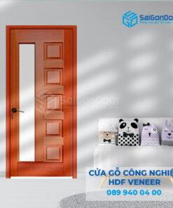 Cửa Gỗ HDF Veneer 6GL-Căm Xe 6-SGD