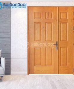 Cửa Gỗ HDF Veneer 9A-Sồi-HDFV-SGD