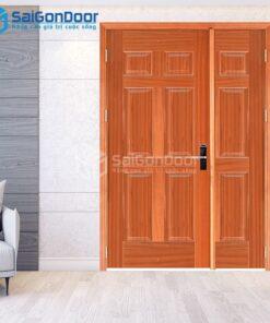 Cửa Gỗ HDF Veneer 9A-sapele-HDFV-SGD