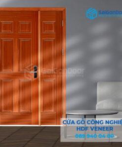 Cửa Gỗ HDF Veneer 9A-sapele-SGD