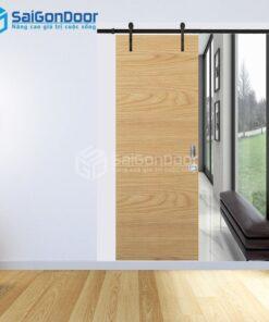 Cửa Gỗ HDF Lùa Trượt treo ray-MDFV-SGD