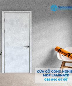 Cửa Gỗ MDF Laminate P1 van kem-SGD