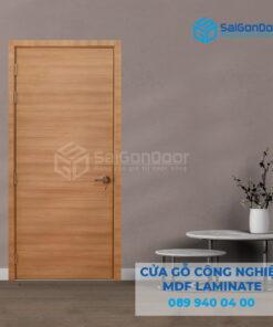 Cửa Gỗ MDF Laminate P1 van ngang 1-SGD