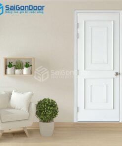 Cửa Gỗ MDF Veneer O4-C1 Phào chi noi-MDFV-SGD