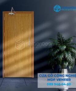 Cửa Gỗ MDF Veneer P1 Sồi-SGD