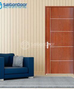 Cửa Gỗ MDF Veneer P12R5 2-MDFV-SGD