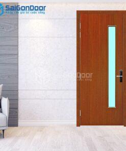 Cửa Gỗ MDF Veneer P1G1 Xoan Đào-MDFV-SGD