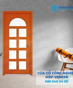 Cửa Gỗ MDF Veneer P1G9 cam-SGD