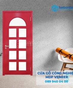 Cửa Gỗ MDF Veneer P1G9 hong-SGD